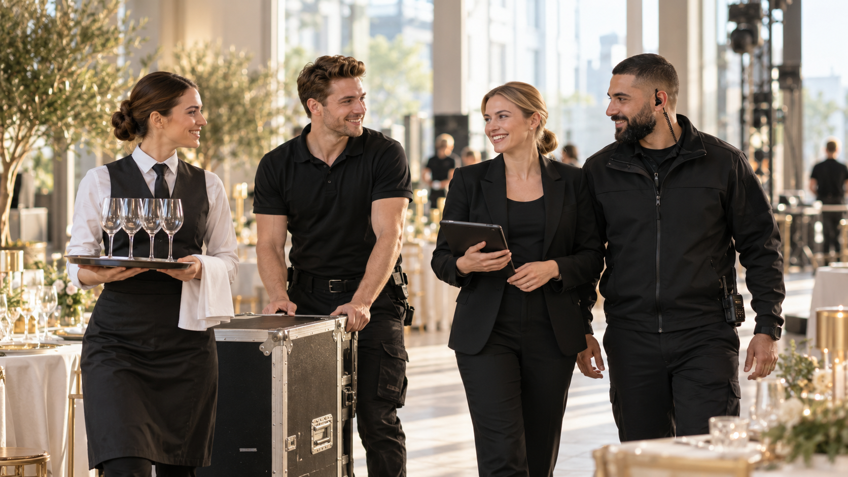 Team aus Gastronomie und Veranstaltung